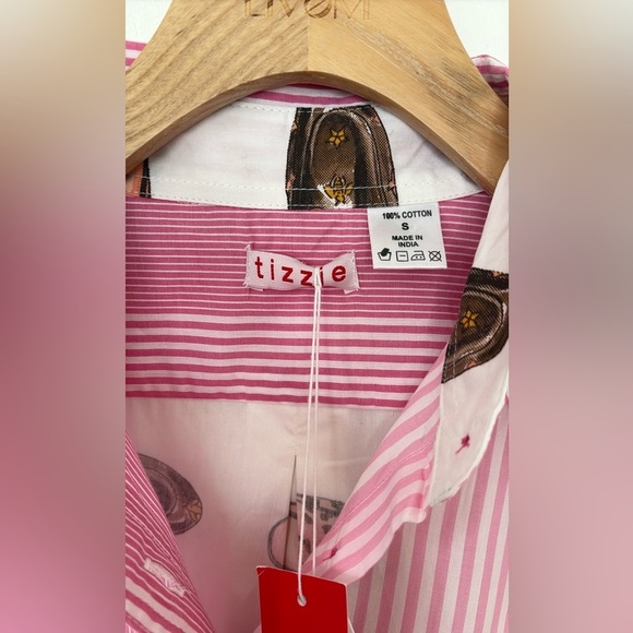 Dizzy Lizzie CHESAPEAKE HI LOW PINK STRIPE
AND LOAFERS NWT , sz small - Picture 10 of 13